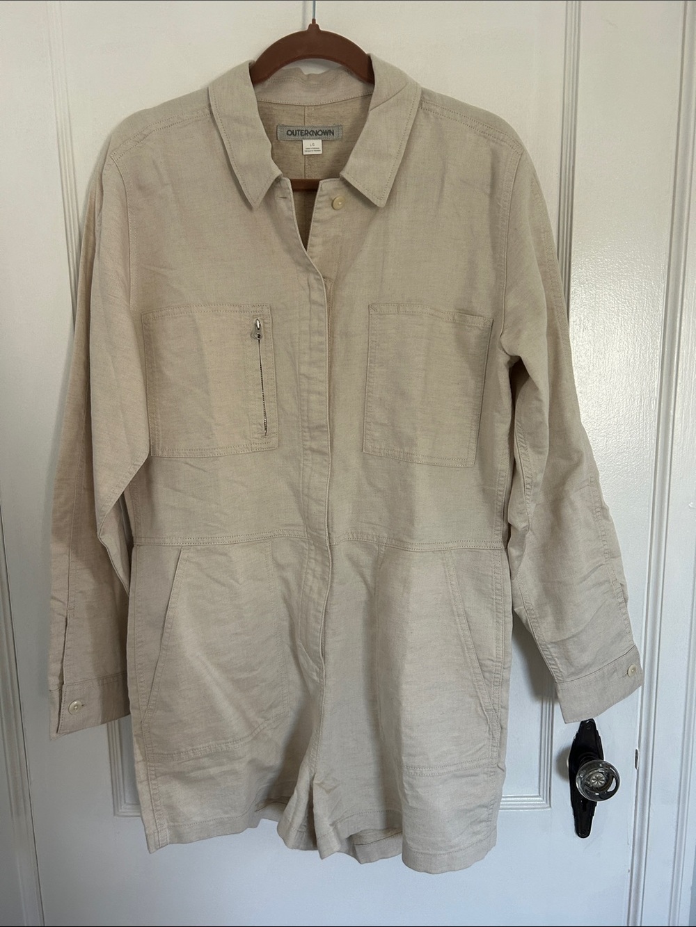 FLASH SALE! Outerknown cotton / linen romper.  New without tags.